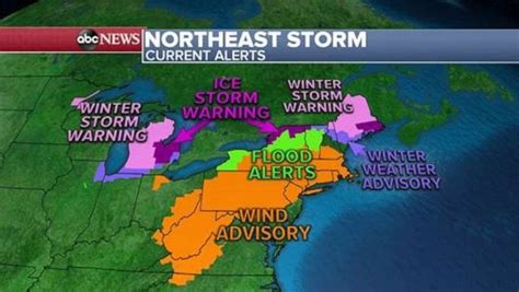 Major Storm Moves Off East Coast As Temperatures Drop Abc News