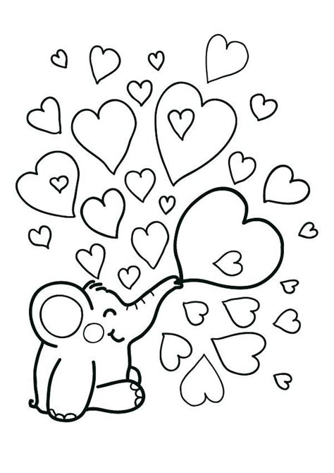 Rose and heart valentines s5874. Valentine Heart Coloring Pages - Best Coloring Pages For ...
