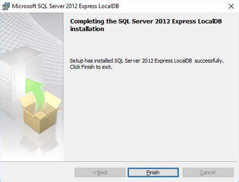How To Install Microsoft Sql Server Express Localdb