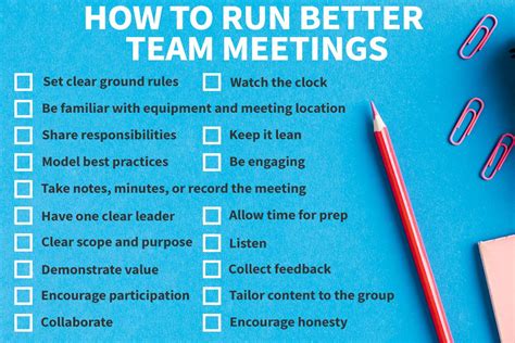 How To Have A More Productive Team Meeting That Staff And Managers
