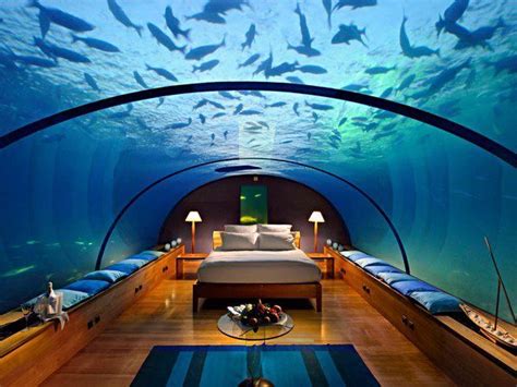 Poseidon Undersea Resorts Underwater Hotel Underwater Bedroom