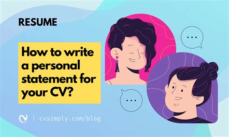 How To Write A Personal Statement For Your Cv That Wins Your Job