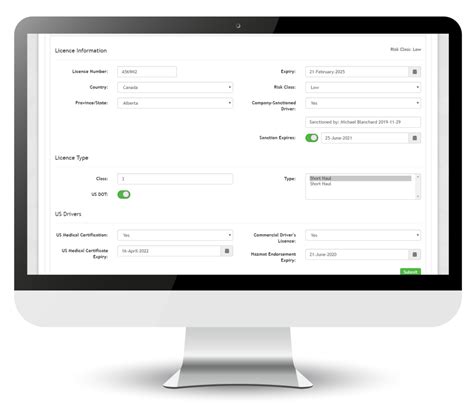 Commercial Driver Compliance Tracking System