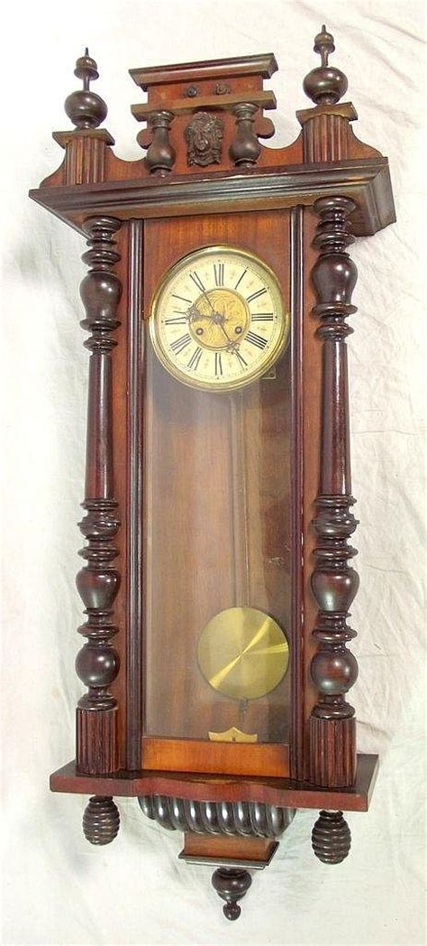 Sold Price Large Vienna Wall Clock Early 1900s 8 Day Spring Driven Movement Striking On A