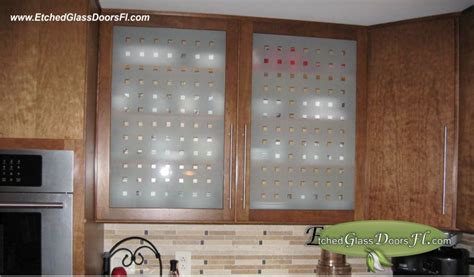 Custom Etched Glass Cabinet Doors Glass Designs