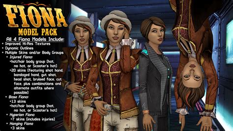 Sfmlab • Tales From The Borderlands Fiona Model Pack