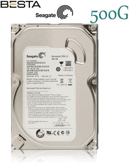 Seagate Barracuda 500gb 35 Inç 7200rpm Sata 30 16mb Harddisk 3559