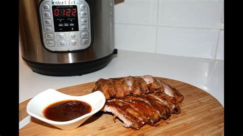 Instant Pot Slow Cooker Baby Back Ribs In Bbq Sauce Easy Instant Pot