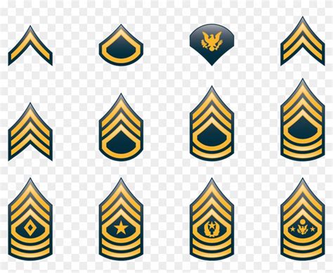 Military Rank United States Army Enlisted Rank Insignia Military Rank