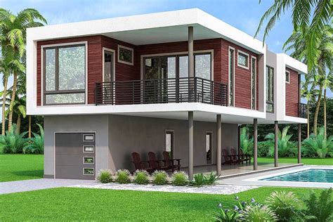 Sleek Modern House Plan 31191d Architectural Designs