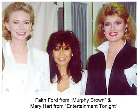 Faith Ford Mary Hart Susanna Beverly Hills Faith Ford Mary Hart