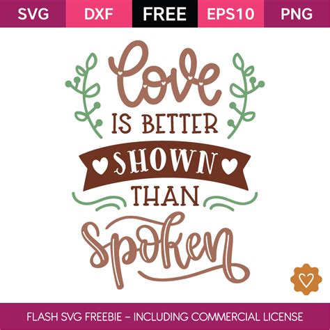 Flash Freebie Lovesvg Comes With A Commercial License Download Now