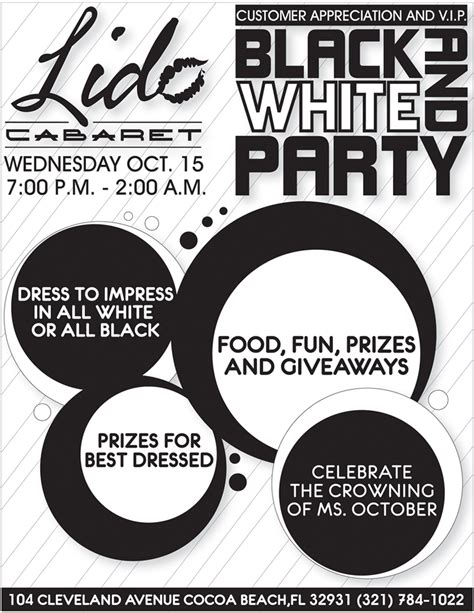 Black And White Party Flyer By Rachelisaprincess On Deviantart