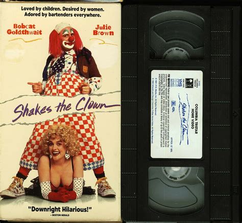 SHAKES THE CLOWN VHS JULIE BROWN BOBCAT GOLDTHWAIT COLUMBIA VIDEO