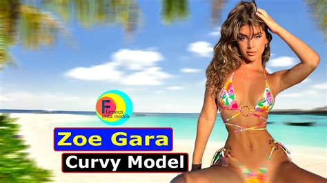 Australian Curvy Model Zoe Gara Bio I Fashion Queen Zoe Gara Wiki Age