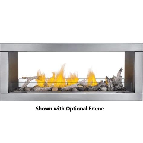Napoleon Galaxy 51 See Through Outdoor Linear Vent Free Gas Fireplace