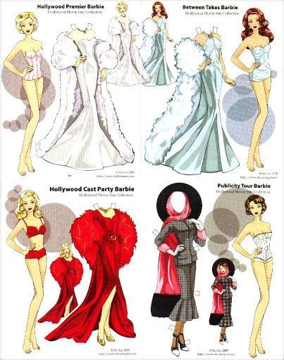 Siyi Lin Dorian Harmon Picasa Nettalbum Barbie Paper Dolls Vintage