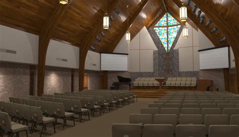 Contemporary Renovations Of Church Sanctuary