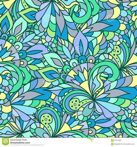 Abstract Colorful Seamless Pattern Stock Vector Illustration Of