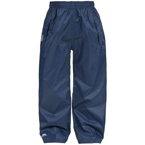 Trespass Childrenskids Unisex Packup Trouser Waterproof Packaway Pants
