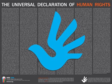 Human Rights Posters Universal Declaration Of Human Rights Poster