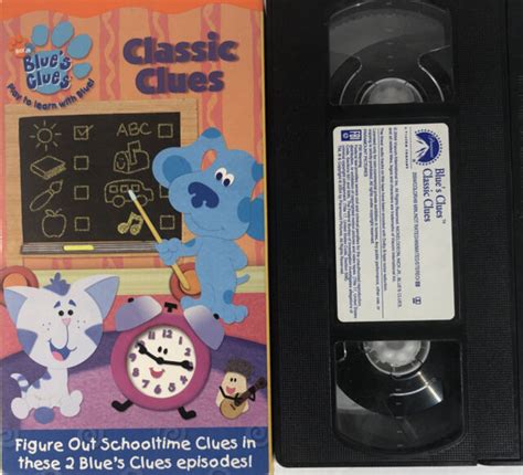 Blues Clues Classic Clues Vhs 2004 For Sale Online Ebay