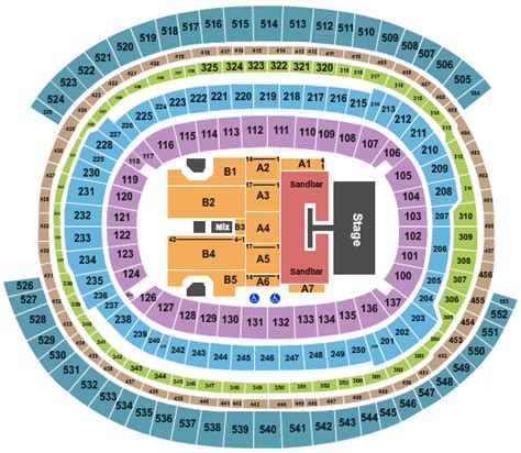 Allegiant Stadium Seating Chart Las Vegas Raiders Seating Chart