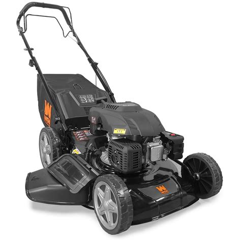 Wen 173cc 21 Inch Gas Powered 4 In 1 Self Propelled Lawn Mower