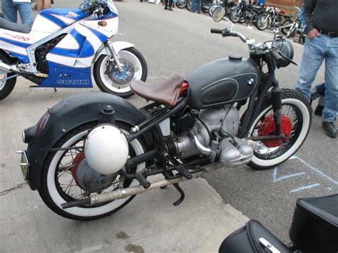 A True Old School Bmw Bobber Motorcycle I Really Dig The