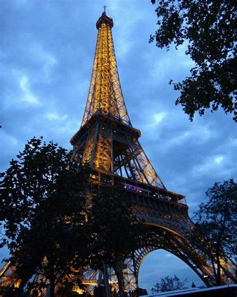 Twilight View Of Pariss Eiffel Tower Paris Eiffel Tower Eiffel