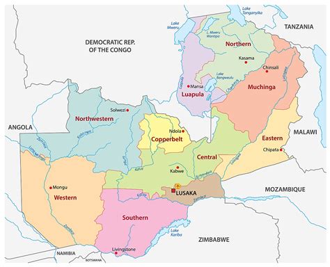 Zambia Maps And Facts World Atlas