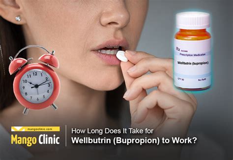 How Long Does Wellbutrin Bupropion Take To Work Mango Clinic