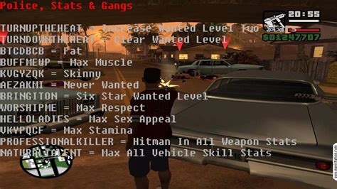 What Is All Cheat In GTA San Andreas SOS Ordinateurs Guides Trucs