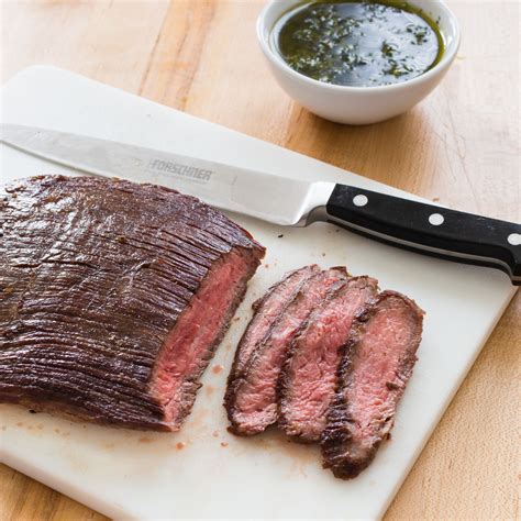 Topping A Well Caramelized Flank Steak With A Fresh Herb Sauce Makes For A Quick Easy And