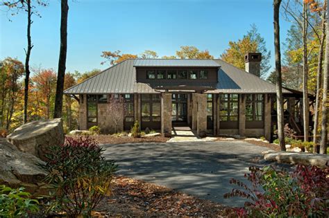 This modern luxury house is really breathtaking house. Modern Mountain Home - Rustic - Exterior - Charlotte - by ...