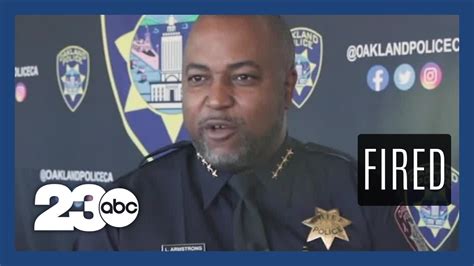 oakland fires police chief for alleged misconduct cover up