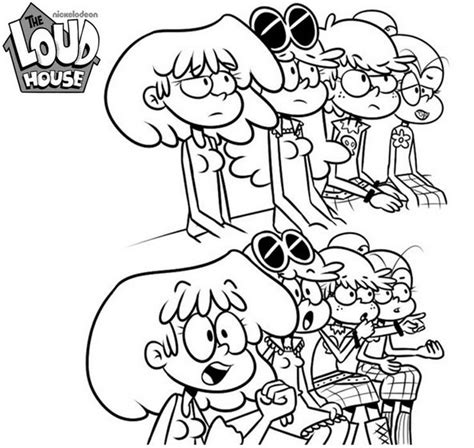 Loud House Coloring Pages Free The Loud House Coloring Pages To Print