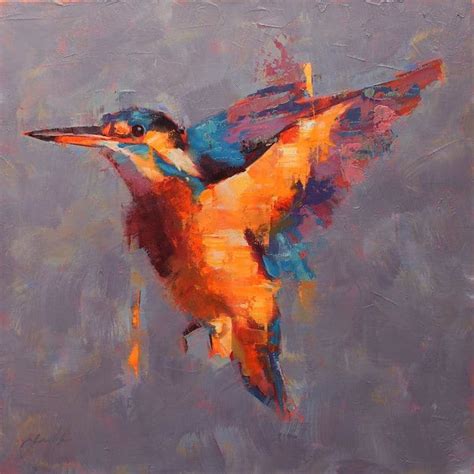 Vibrant Bird Paintings Capture The Beauty Of Feathered Friends In Flight