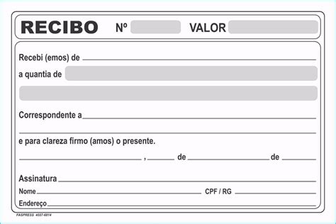 Modelo De Recibo Para Imprimir Pdf Image To U Hot Sex Picture