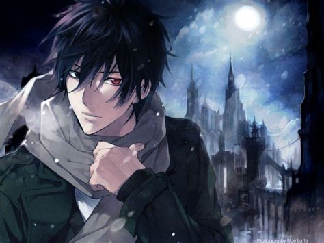 Cool Anime Boys With Black Hair And Eyes Wallpapers