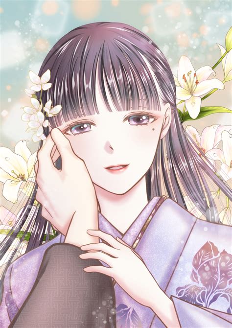 Kouzukihikaru Saimori Miyo Watashi No Shiawase Na Kekkon Highres 1girl Flower Hair Flower