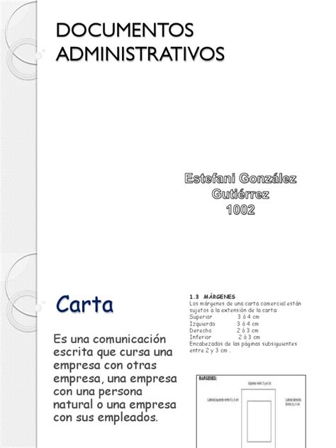 Documentos Administrativos 1 Documento Comunicación Prueba