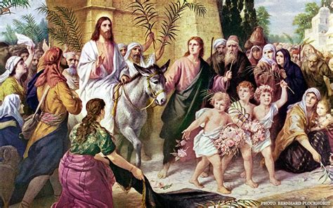 Palm Sunday Why Did Crowd Wave Palm Branches For Jesus Triumphal