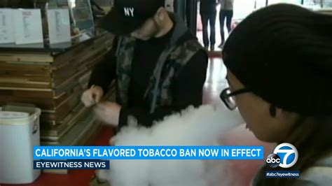 Californias Ban On Flavored Tobacco Approved By Voters Via