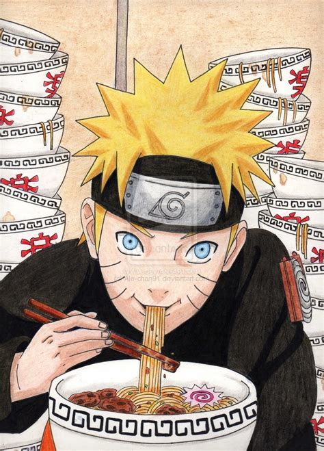 Naruto Eating Ramen Anime Fan Art Fanpop