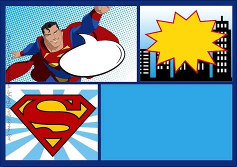 Superman Comic Free Printable Kit Oh My Fiesta For Geeks Superhero