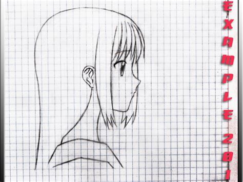 Como Dibujar Chica Anime En Perfil Por Angelus Dibujando