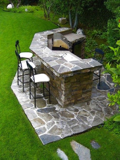 Barbecue or barbeque (informally, bbq; Awesome Outdoor Kitchens With Bars | Artisan Crafted Iron Furnishings and Decor Blog
