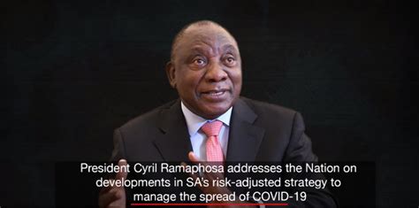 Ramaphosa's speech was met with mostly positive reviews from opposition parties saying that his speech was positive and that it today news africa. President Cyril Ramaphosa Address Nation Today - Live ...