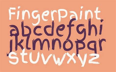 Finger Paint Font Free Download Free Fonts Like